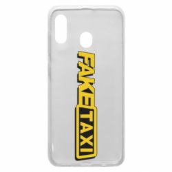 Чехол для Samsung A20 Fake taxi logo 2 - PrintSalon
