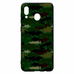 Чохол для Samsung A20 Fisherman Camouflage - PrintSalon