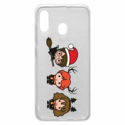 Чохол для Samsung A20 Гаррі Поттер та друзі новорічні - PrintSalon