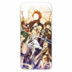 Чехол для Samsung A20 Genshin Impact Characters - PrintSalon