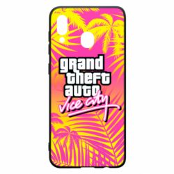 Чехол для Samsung A20 GTA city - PrintSalon