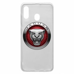 Чехол для Samsung A20 Jaguar Logo circle - PrintSalon
