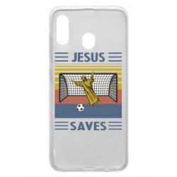 Чехол для Samsung A20 Jesus will save - PrintSalon