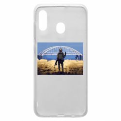 Чехол для Samsung A20 Марка с Крымским мостом - PrintSalon