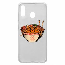 Чехол для Samsung A20 Kurama in ramen - PrintSalon