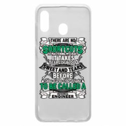 Чехол для Samsung A20 Mechanical Engineer - PrintSalon