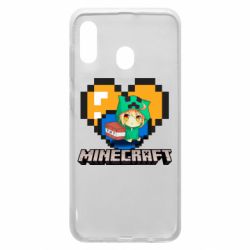 Чохол для Samsung A20 Minecraft Girl - PrintSalon