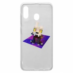 Чехол для Samsung A20 Minecraft King - PrintSalon