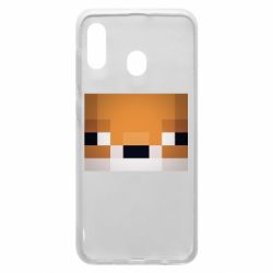 Чехол для Samsung A20 Minecraft Minimalist - PrintSalon