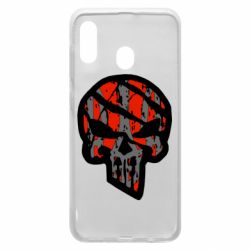 Чохол для Samsung A20 Punisher Coat of arms of Ukraine - PrintSalon
