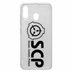 Чохол для Samsung A20 SCP logo text - PrintSalon