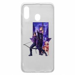 Чехол для Samsung A20 Соколиный глаз и Кейт Бишоп - PrintSalon