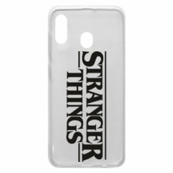 Чехол для Samsung A20 Stragner Things Logo - PrintSalon
