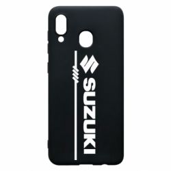 Чехол для Samsung A20 Suzuki katana logo - PrintSalon