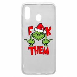 Чехол для Samsung A20 The grinch f*ck them - PrintSalon