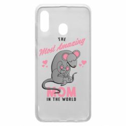 Чехол для Samsung A20 The Most amazing mom in the world - PrintSalon