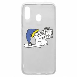 Чехол для Samsung A20 Украинский кот саймона с подарком - PrintSalon
