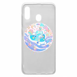 Чехол для Samsung A20 Ultra cute shark - PrintSalon