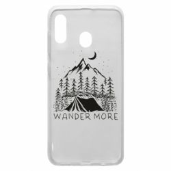 Чехол для Samsung A20 Wander more - PrintSalon