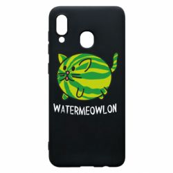 Чехол для Samsung A20 Watermeowloon - PrintSalon