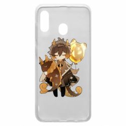 Чехол для Samsung A20 Zhongli with baloon - PrintSalon