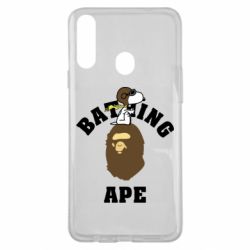 Чехол для Samsung A20s A bathing ape peanuts - PrintSalon