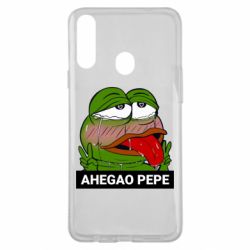 Чехол для Samsung A20s Аhegao PePe - PrintSalon
