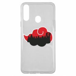 Чехол для Samsung A20s Akatsuki Members Red Cloud - PrintSalon