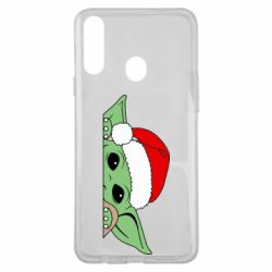 Чохол для Samsung A20s Baby Yoda Santa - PrintSalon