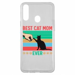 Чехол для Samsung A20s Best cat mom ever - PrintSalon