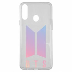 Чехол для Samsung A20s BTS gradient logo - PrintSalon