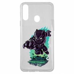 Чехол для Samsung A20s Cute Black panther - PrintSalon