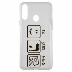 Чохол для Samsung A20s Eat Sleep Roblox - PrintSalon