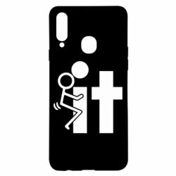 Чехол для Samsung A20s F*ck with IT - PrintSalon