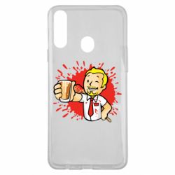 Чехол для Samsung A20s Fallout  boy blood-PrintSalon Чехол для Samsung A20s Fallout  boy blood