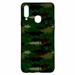 Чохол для Samsung A20s Fisherman Camouflage - PrintSalon