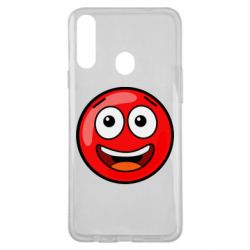 Чехол для Samsung A20s Funny Red Ball - PrintSalon