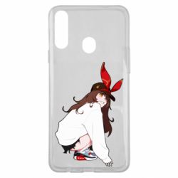 Чехол для Samsung A20s Genshin Impact Amber - PrintSalon