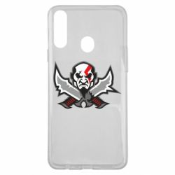Чехол для Samsung A20s God of war Kratos vector - PrintSalon