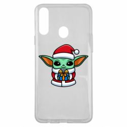 Чехол для Samsung A20s Grogu Santa Claus - PrintSalon