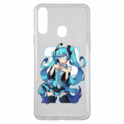 Чехол для Samsung A20s Hatsune Miku art - PrintSalon