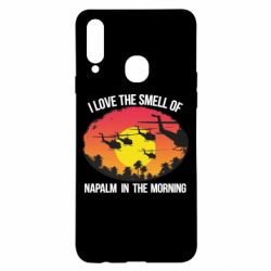 Чехол для Samsung A20s I love the smell napalm, in the morning - PrintSalon