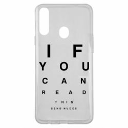 Чехол для Samsung A20s If you can read this send nudes - PrintSalon