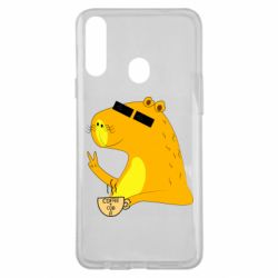 Чехол для Samsung A20s Капибара Программист - PrintSalon