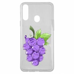 Чехол для Samsung A20s Кот-виноград - PrintSalon