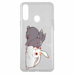 Чехол для Samsung A20s Кролики Вэй и Лань - PrintSalon