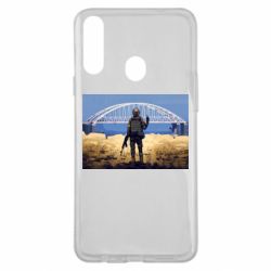 Чехол для Samsung A20s Марка с Крымским мостом - PrintSalon
