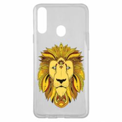 Чехол для Samsung A20s Lion art-PrintSalon Чехол для Samsung A20s Lion art
