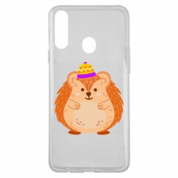 Чехол для Samsung A20s Little hedgehog in a hat - PrintSalon