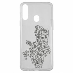 Чехол для Samsung A20s Map Ukraine - PrintSalon